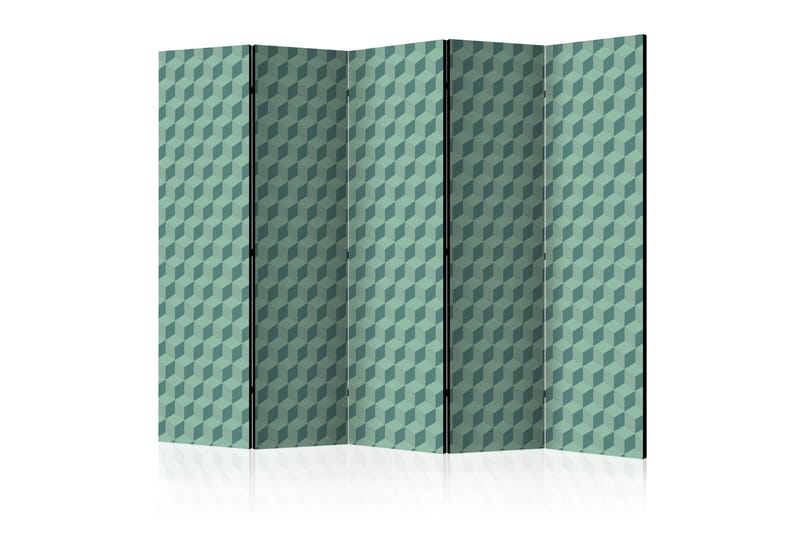 RUMSAVDELARE Monochromatic Cubes II 225x172 cm - Artgeist sp. z o. o. - Rumsavdelare