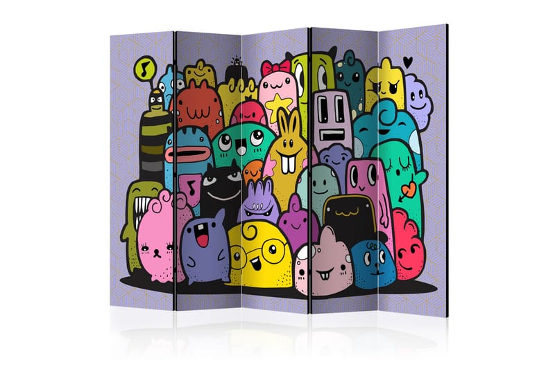 RUMSAVDELARE Monsters From 3rd C Grade II 225x172 cm - Artgeist sp. z o. o. - Inredning & dekor - Dekor & inredningsdetaljer - Rumsavdelare
