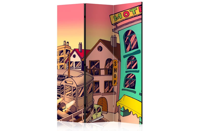 RUMSAVDELARE Morning in a City 135x172 cm - Artgeist sp. z o. o. - Inredning & dekor - Dekor & inredningsdetaljer - Rumsavdelare