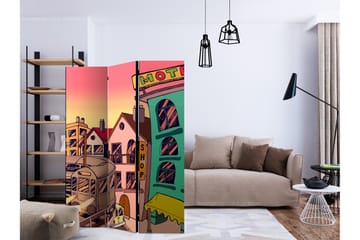 Rumsavdelare Morning in a City 135x172 cm - Artgeist sp. z o. o. - Inredning & dekor - Dekor & inredningsdetaljer - Rumsavdelare
