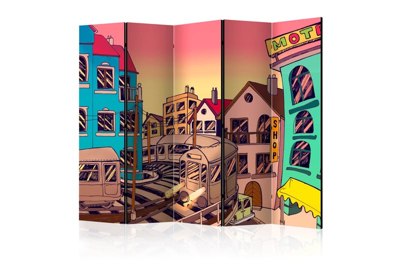 RUMSAVDELARE Morning in a City II 225x172 cm - Artgeist sp. z o. o. - Inredning & dekor - Dekor & inredningsdetaljer - Rumsavdelare