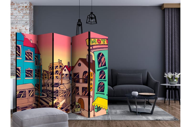 RUMSAVDELARE Morning in a City II 225x172 cm - Artgeist sp. z o. o. - Inredning & dekor - Dekor & inredningsdetaljer - Rumsavdelare