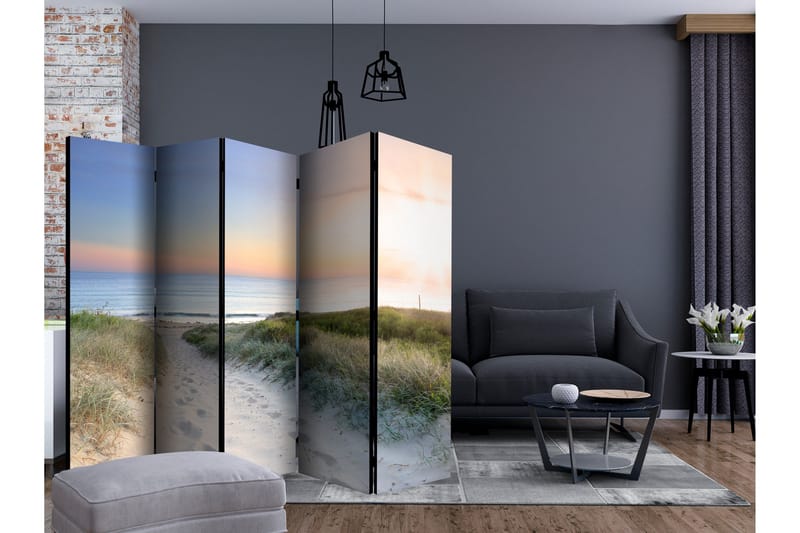 Rumsavdelare - Morning walk on the beach II 225x172 - Artgeist sp. z o. o. - Inredning & dekor - Dekor & inredningsdetaljer - Rumsavdelare