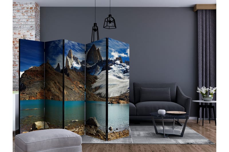 Rumsavdelare - Mount Fitz Roy, Patagonia 225x172 - Artgeist sp. z o. o. - Inredning & dekor - Dekor & inredningsdetaljer - Rumsavdelare