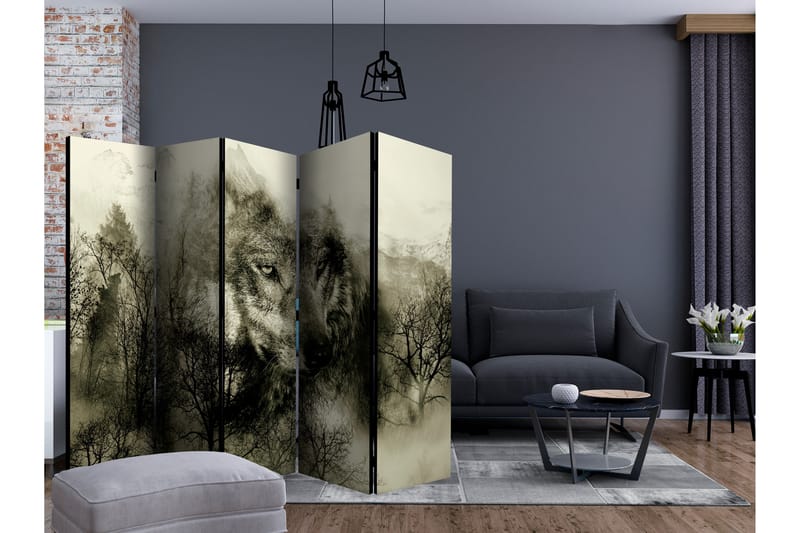 RUMSAVDELARE Mountain Predator Beige II 225x172 cm - Artgeist sp. z o. o. - Inredning & dekor - Dekor & inredningsdetaljer - Rumsavdelare