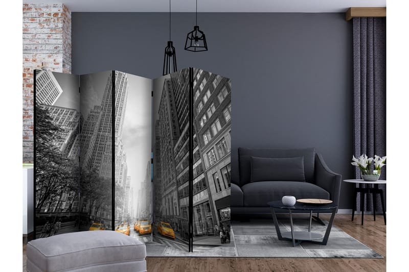 Rumsavdelare - New York - yellow taxis II 225x172 - Artgeist sp. z o. o. - Inredning & dekor - Dekor & inredningsdetaljer - Rumsavdelare