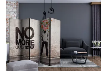 Rumsavdelare - No more questions II 225x172 - Artgeist sp. z o. o. - Inredning & dekor - Dekor & inredningsdetaljer - Rumsavdelare