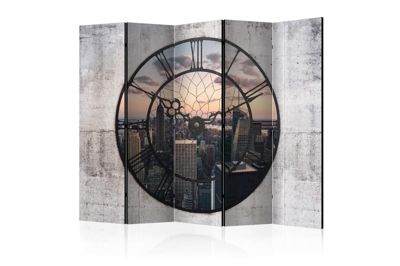 RUMSAVDELARE NYC Time Zone II 225x172 cm - Artgeist sp. z o. o. - Inredning & dekor - Dekor & inredningsdetaljer - Rumsavdelare