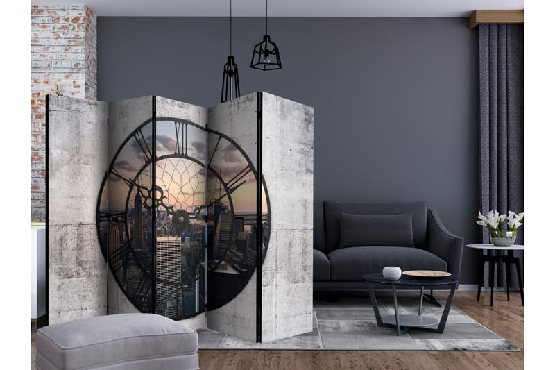 RUMSAVDELARE NYC Time Zone II 225x172 cm - Artgeist sp. z o. o. - Inredning & dekor - Dekor & inredningsdetaljer - Rumsavdelare