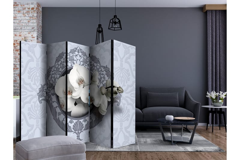 Rumsavdelare - Orchids: royal pattern II 225x172 - Artgeist sp. z o. o. - Inredning & dekor - Dekor & inredningsdetaljer - Rumsavdelare