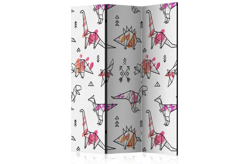 Rumsavdelare Origami Dinosaurs 135x172 cm - Artgeist sp. z o. o. - Inredning & dekor - Dekor & inredningsdetaljer - Rumsavdelare