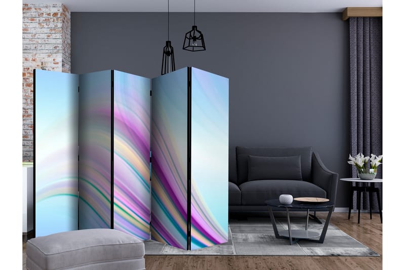 RUMSAVDELARE Rainbow Abstract Background II 225x172 cm - Artgeist sp. z o. o. - Rumsavdelare