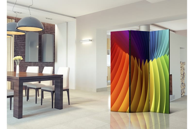 Rumsavdelare Rainbow Wave 135x172 - Artgeist sp. z o. o. - Inredning & dekor - Dekor & inredningsdetaljer - Rumsavdelare
