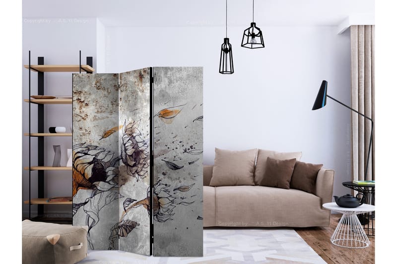 Rumsavdelare - Recall sunflowers 135x172 - Artgeist sp. z o. o. - Inredning & dekor - Dekor & inredningsdetaljer - Rumsavdelare