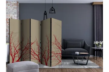 Rumsavdelare - Red-hot branches II 225x172 - Artgeist sp. z o. o. - Inredning & dekor - Dekor & inredningsdetaljer - Rumsavdelare