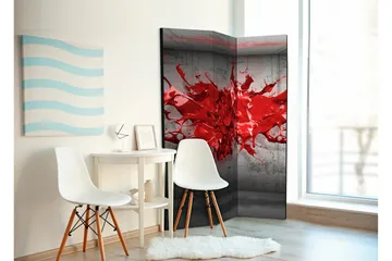 Rumsavdelare Red Ink Blot 135x172 - Artgeist sp. z o. o. - Inredning & dekor - Dekor & inredningsdetaljer - Rumsavdelare