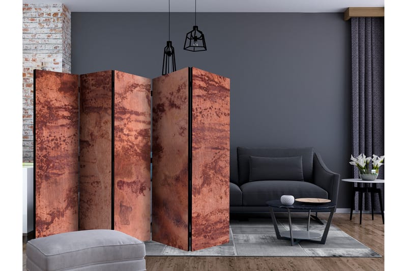 RUMSAVDELARE Red Metal Sheet II 225x172 cm - Artgeist sp. z o. o. - Inredning & dekor - Dekor & inredningsdetaljer - Rumsavdelare