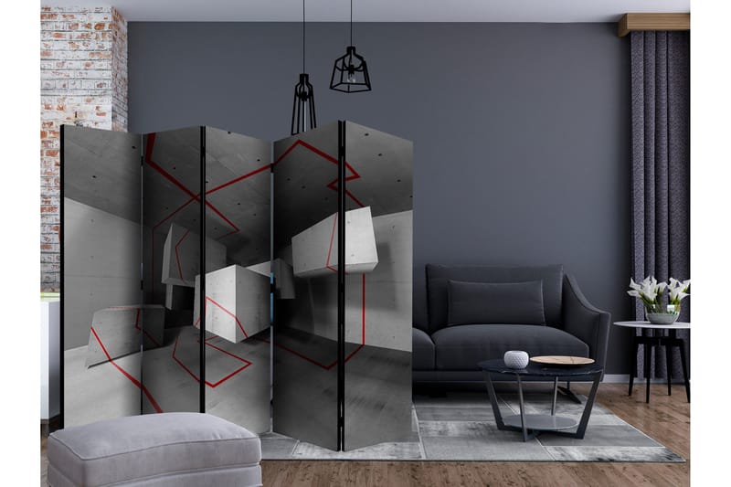 Rumsavdelare - Red trail II 225x172 - Artgeist sp. z o. o. - Inredning & dekor - Dekor & inredningsdetaljer - Rumsavdelare