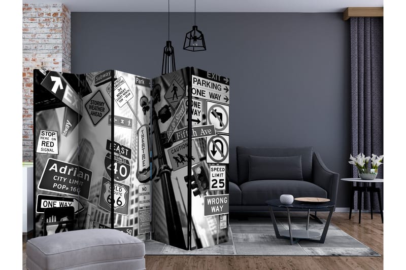 RUMSAVDELARE Roads To Manhattan II 225x172 cm - Artgeist sp. z o. o. - Inredning & dekor - Dekor & inredningsdetaljer - Rumsavdelare