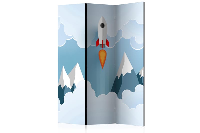 RUMSAVDELARE Rocket in the Clouds 135x172 cm - Artgeist sp. z o. o. - Rumsavdelare