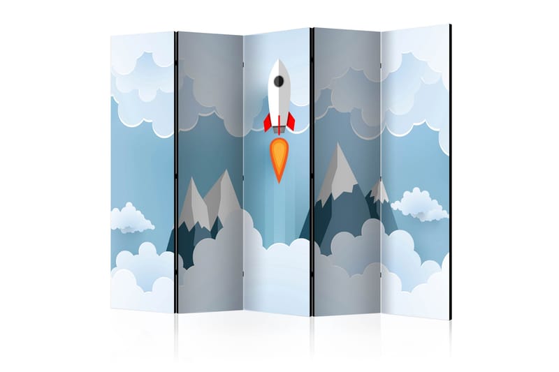 RUMSAVDELARE Rocket in the Clouds II 225x172 cm - Artgeist sp. z o. o. - Inredning & dekor - Dekor & inredningsdetaljer - Rumsavdelare