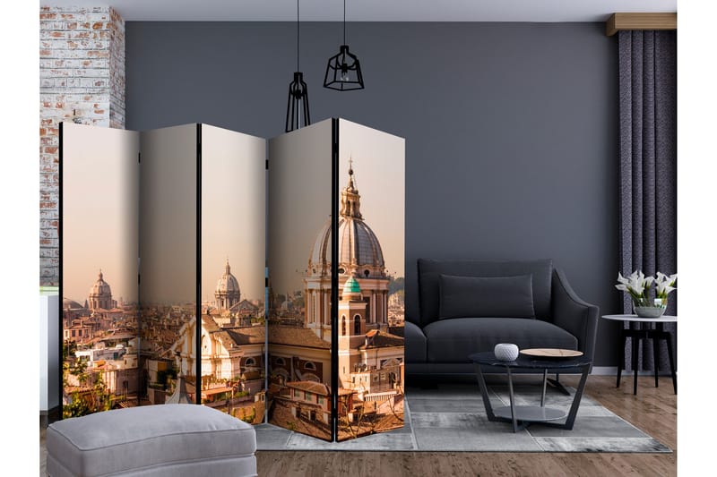 Rumsavdelare - Rome - bird's eye view II 225x172 - Artgeist sp. z o. o. - Inredning & dekor - Dekor & inredningsdetaljer - Rumsavdelare