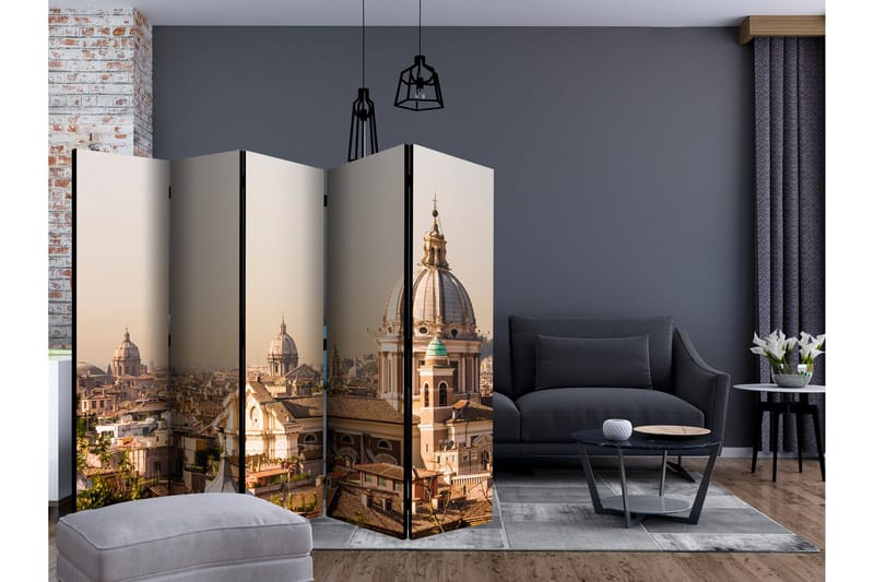 Rumsavdelare - Rome - bird's eye view II 225x172 - Artgeist sp. z o. o. - Inredning & dekor - Dekor & inredningsdetaljer - Rumsavdelare