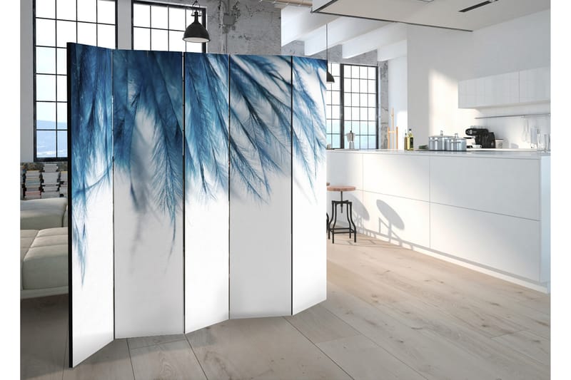 RUMSAVDELARE Sapphire Feathers 225x172 - Artgeist sp. z o. o. - Inredning & dekor - Dekor & inredningsdetaljer - Rumsavdelare