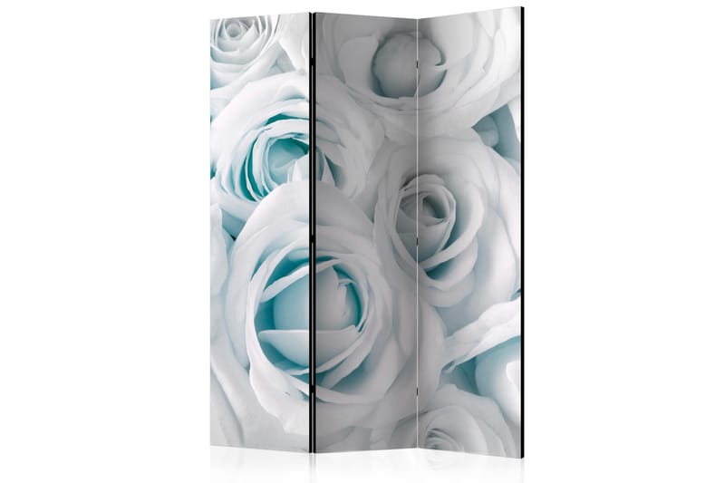 RUMSAVDELARE Satin Rose Turquoise 135x172 cm - Artgeist sp. z o. o. - Rumsavdelare