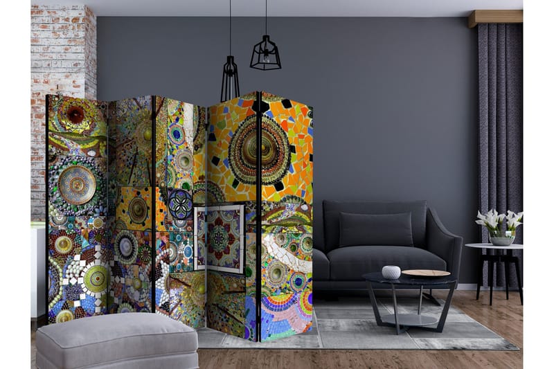 Rumsavdelare - Solar Mosaic II 225x172 - Artgeist sp. z o. o. - Inredning & dekor - Dekor & inredningsdetaljer - Rumsavdelare