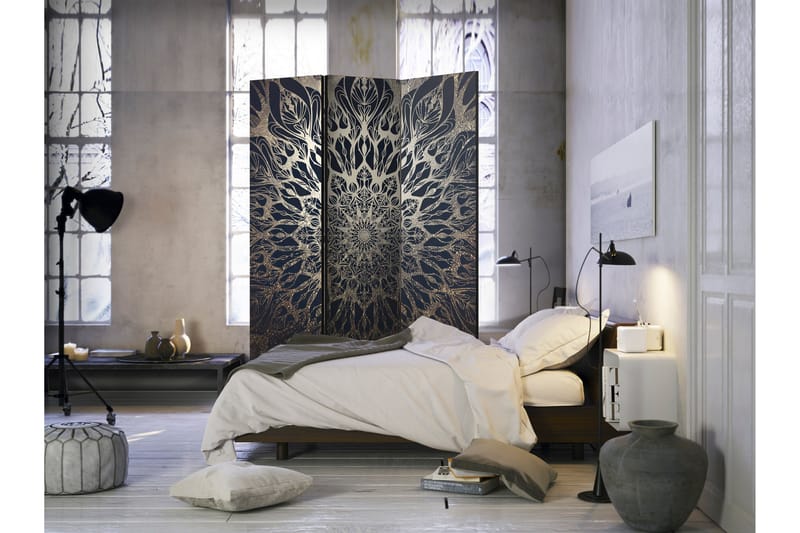 Rumsavdelare Spider Web Brown 135x172 - Artgeist sp. z o. o. - Inredning & dekor - Dekor & inredningsdetaljer - Rumsavdelare