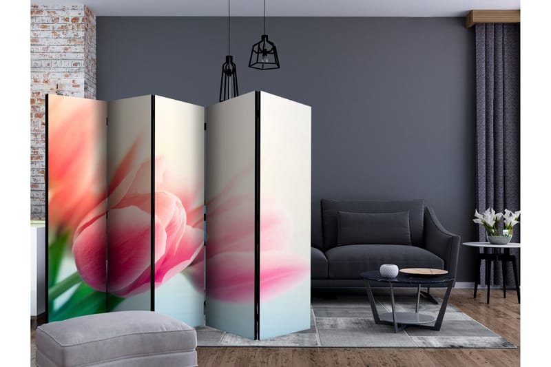 Rumsavdelare - Spring and tulips II 225x172 - Artgeist sp. z o. o. - Inredning & dekor - Dekor & inredningsdetaljer - Rumsavdelare