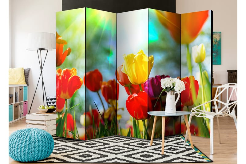 Rumsavdelare Spring Tulips II 225x172 cm, Artgeist sp. z o. o.