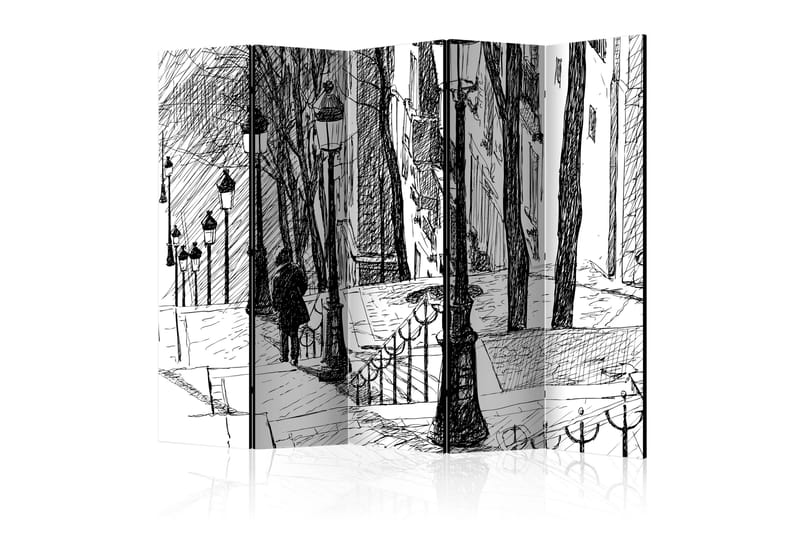 Rumsavdelare - stairs - Montmartre II 225x172, Artgeist sp. z o. o.