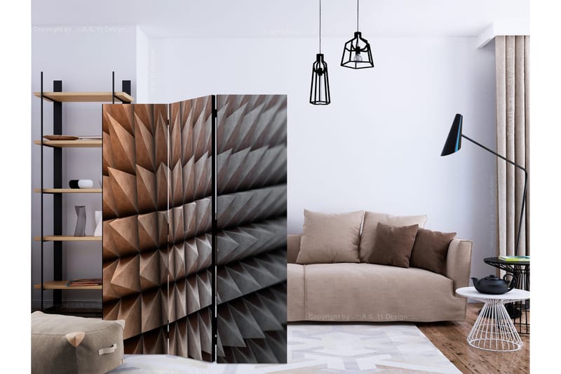 Rumsavdelare - Steel Defense  135x172 - Artgeist sp. z o. o. - Inredning & dekor - Dekor & inredningsdetaljer - Rumsavdelare