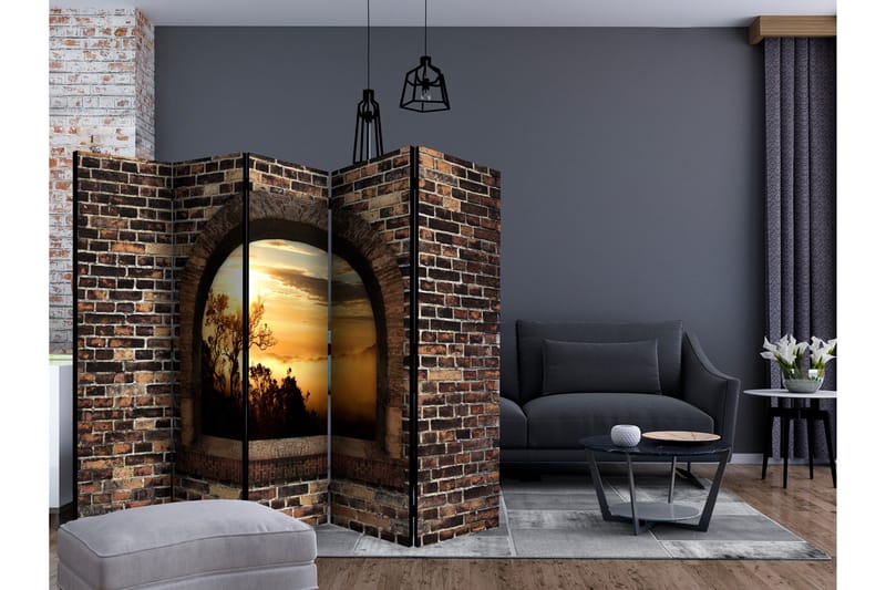 Rumsavdelare - Stony Window: Morning Mist II 225x172 - Artgeist sp. z o. o. - Inredning & dekor - Dekor & inredningsdetaljer - Rumsavdelare