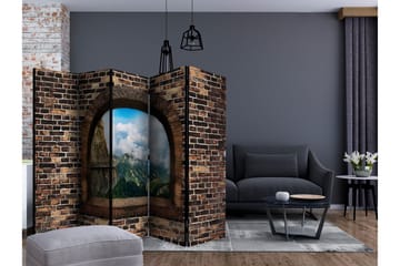 Rumsavdelare - Stony Window: Mountains II 225x172 - Artgeist sp. z o. o. - Inredning & dekor - Dekor & inredningsdetaljer - Rumsavdelare
