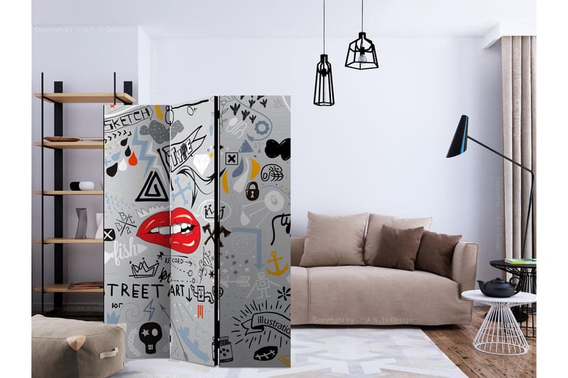 Rumsavdelare Stream of Thought 135x172 cm - Artgeist sp. z o. o. - Inredning & dekor - Dekor & inredningsdetaljer - Rumsavdelare