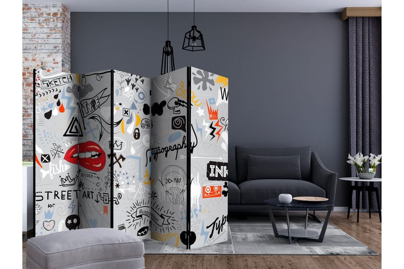 Rumsavdelare Stream of Thought II 225x172 cm - Artgeist sp. z o. o. - Inredning & dekor - Dekor & inredningsdetaljer - Rumsavdelare