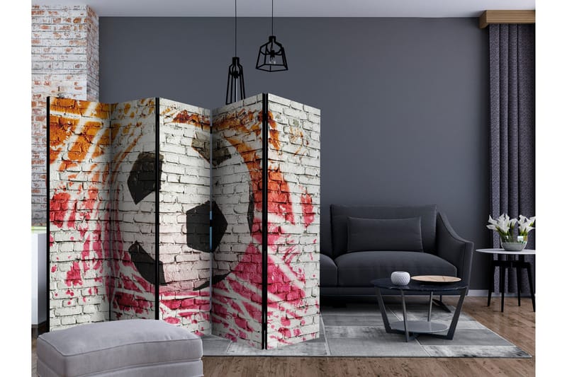 Rumsavdelare - Street football II 225x172 - Artgeist sp. z o. o. - Inredning & dekor - Dekor & inredningsdetaljer - Rumsavdelare