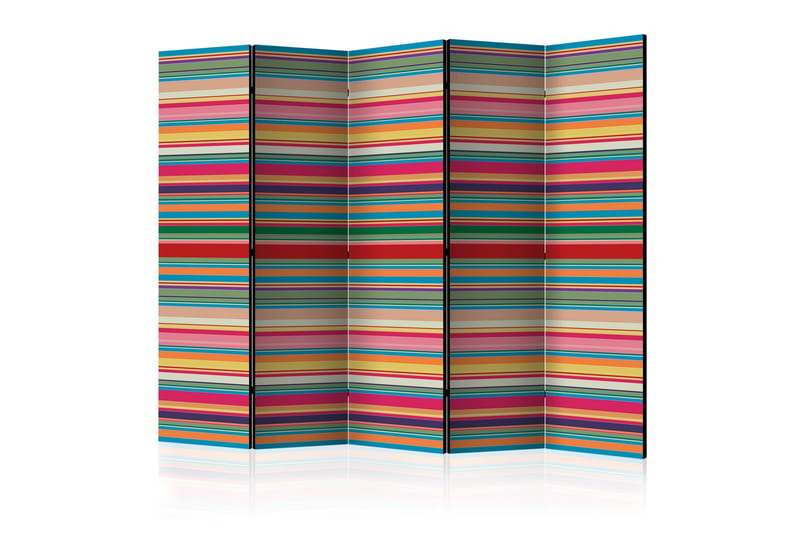 RUMSAVDELARE Subdued Stripes II 225x172 cm - Artgeist sp. z o. o. - Rumsavdelare