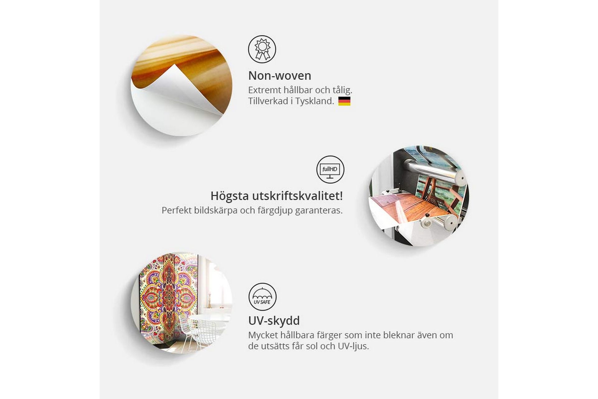 RUMSAVDELARE Subtleness 135x172 - Artgeist sp. z o. o. - Inredning & dekor - Dekor & inredningsdetaljer - Rumsavdelare