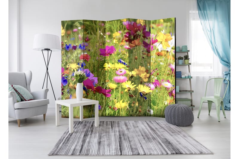 Rumsavdelare Summer Flowers II 225x172 cm - Artgeist sp. z o. o. - Inredning & dekor - Dekor & inredningsdetaljer - Rumsavdelare