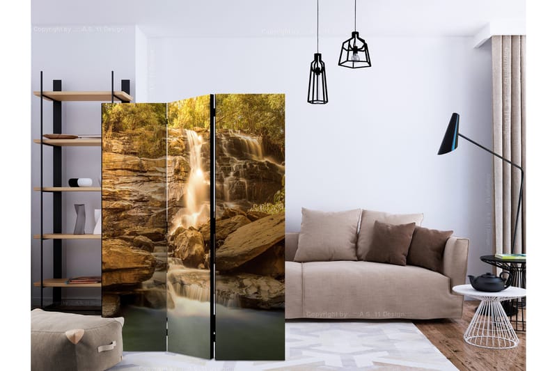 Rumsavdelare - Sunny Waterfall 135x172 - Artgeist sp. z o. o. - Inredning & dekor - Dekor & inredningsdetaljer - Rumsavdelare