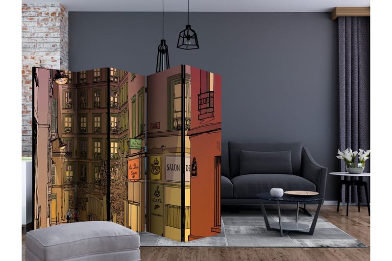 Rumsavdelare - Supper in Paris II 225x172 - Artgeist sp. z o. o. - Inredning & dekor - Dekor & inredningsdetaljer - Rumsavdelare