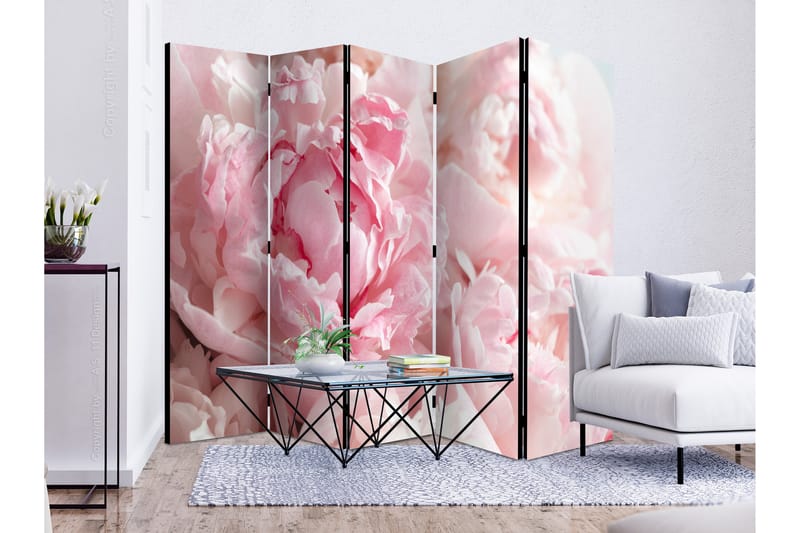 RUMSAVDELARE Sweet Peonies II 225x172 cm - Artgeist sp. z o. o. - Inredning & dekor - Dekor & inredningsdetaljer - Rumsavdelare