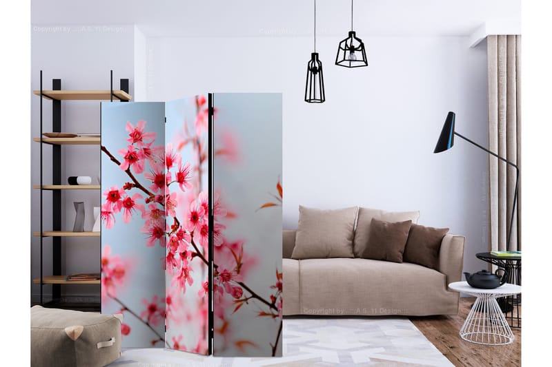 Rumsavdelare - Symbol of Japan - sakura flowers 135x172 - Artgeist sp. z o. o. - Inredning & dekor - Dekor & inredningsdetaljer - Rumsavdelare