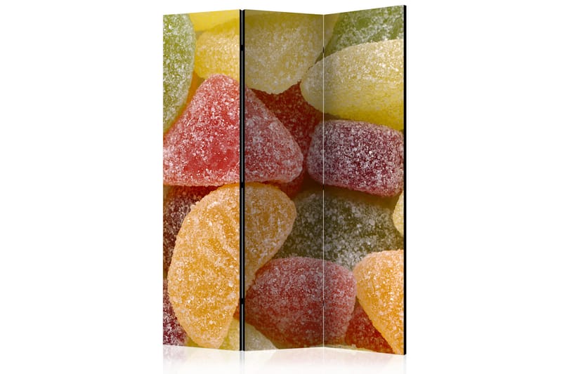 RUMSAVDELARE Tasty Fruit Jellies 135x172 cm - Artgeist sp. z o. o. - Inredning & dekor - Dekor & inredningsdetaljer - Rumsavdelare