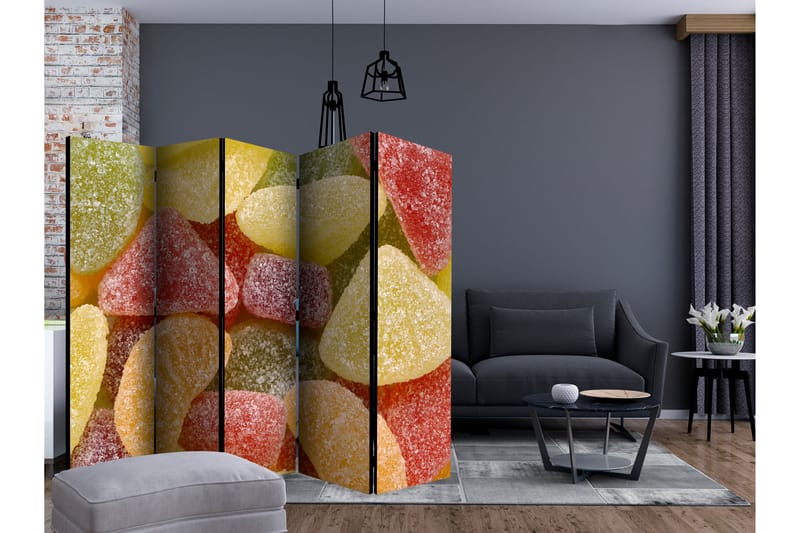 RUMSAVDELARE Tasty Fruit Jellies II 225x172 cm - Artgeist sp. z o. o. - Inredning & dekor - Dekor & inredningsdetaljer - Rumsavdelare