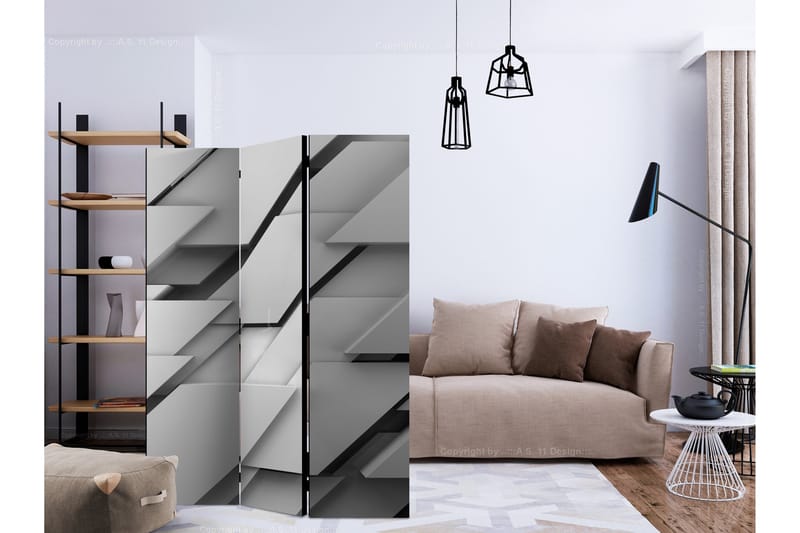 Rumsavdelare - The Edge of Gray 135x172 - Artgeist sp. z o. o. - Inredning & dekor - Dekor & inredningsdetaljer - Rumsavdelare